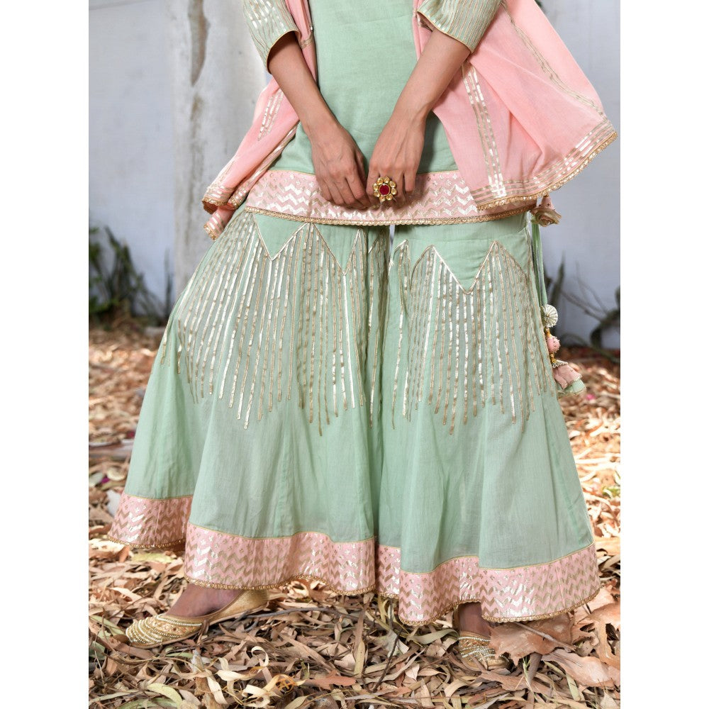 OMAANA Noor Sharara Set (Set of 3)