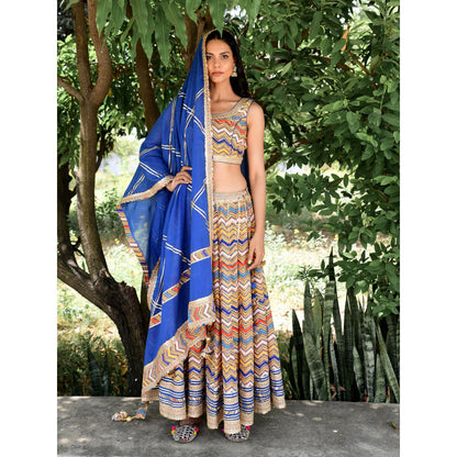 OMAANA Leela Ghaghra Set (Set of 3)