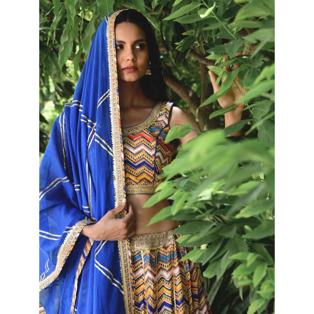 OMAANA Leela Ghaghra Set (Set of 3)