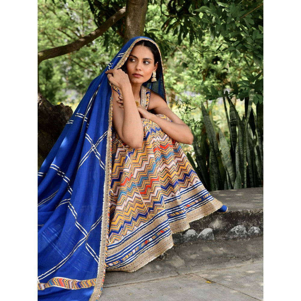 OMAANA Leela Ghaghra Set (Set of 3)
