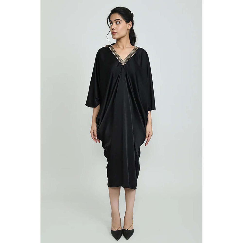OMAANA Black Diva Luxe Kaftan Dress