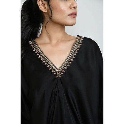 OMAANA Black Diva Luxe Kaftan Dress