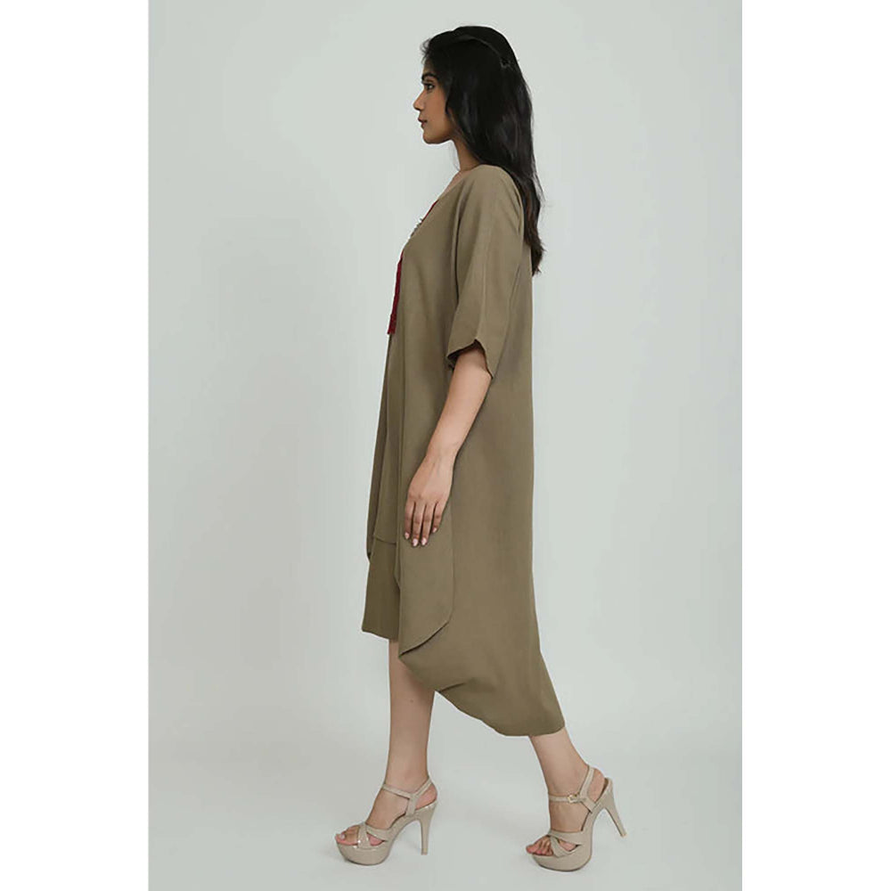 OMAANA Chikoo Orchard Boho Maxi Dress