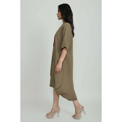 OMAANA Chikoo Orchard Boho Maxi Dress