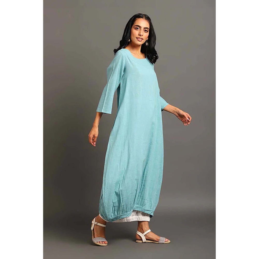 OMAANA Turq Cool Boho Maxi Dress