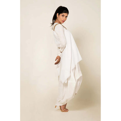 OMAANA White Boho Me Maxi Dress
