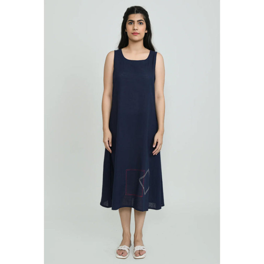 OMAANA White Waterfall Dress with Shrug