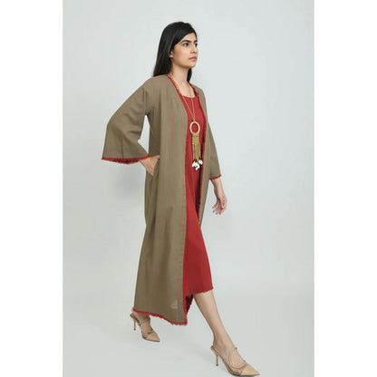 OMAANA Desert Faiza Dress with Jacket