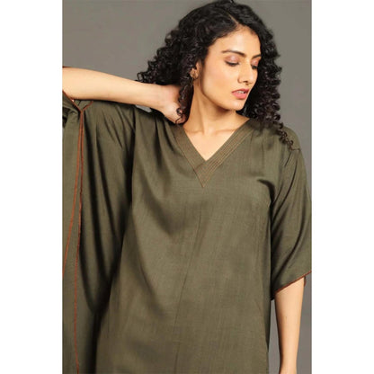 OMAANA Army Green Sufi Sage Co-Ord's
