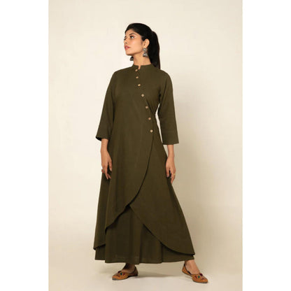 OMAANA Army Green Everyday Elegance Co-Ord's