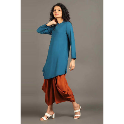 OMAANA Teal Blue Sufi Saga Co-Ord's