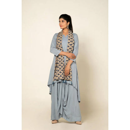 OMAANA Blue Afternoon Delight Maxi Dress