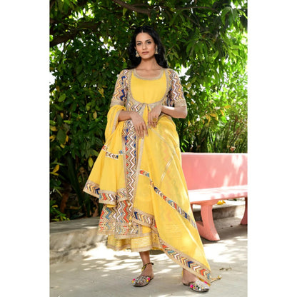 OMAANA Padmini Anarkali Maxi Dress