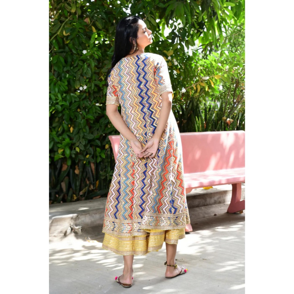 OMAANA Padmini Anarkali Maxi Dress