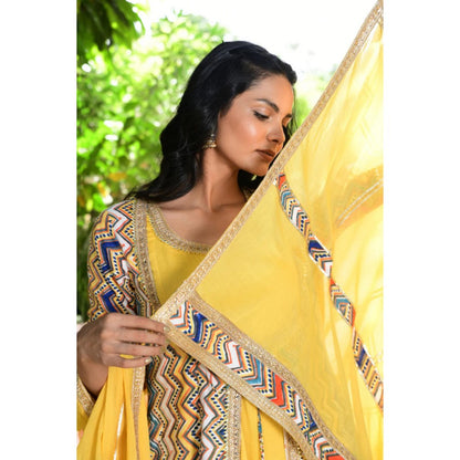 OMAANA Padmini Anarkali Maxi Dress