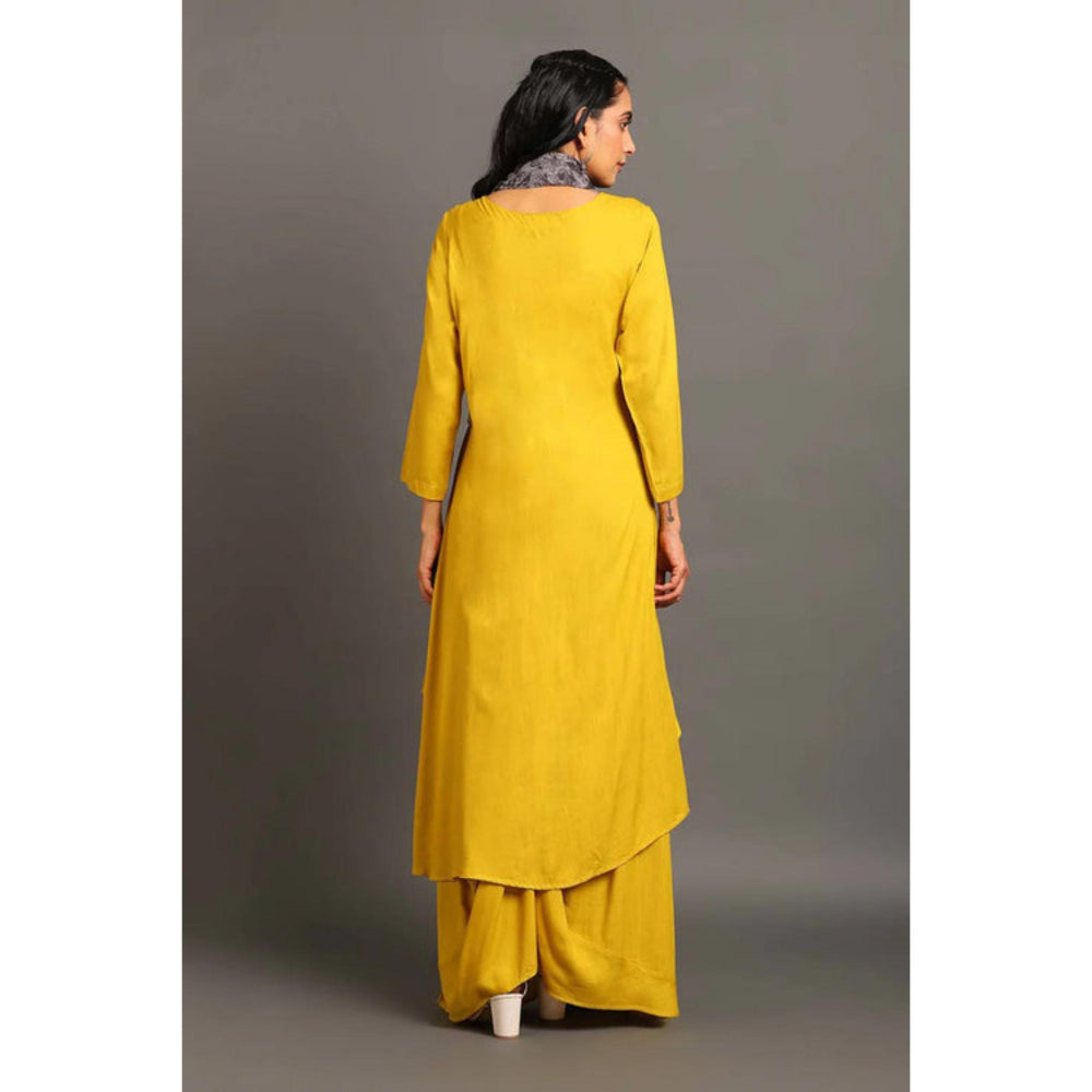 OMAANA Yellow Afternoon Delight Maxi Dress