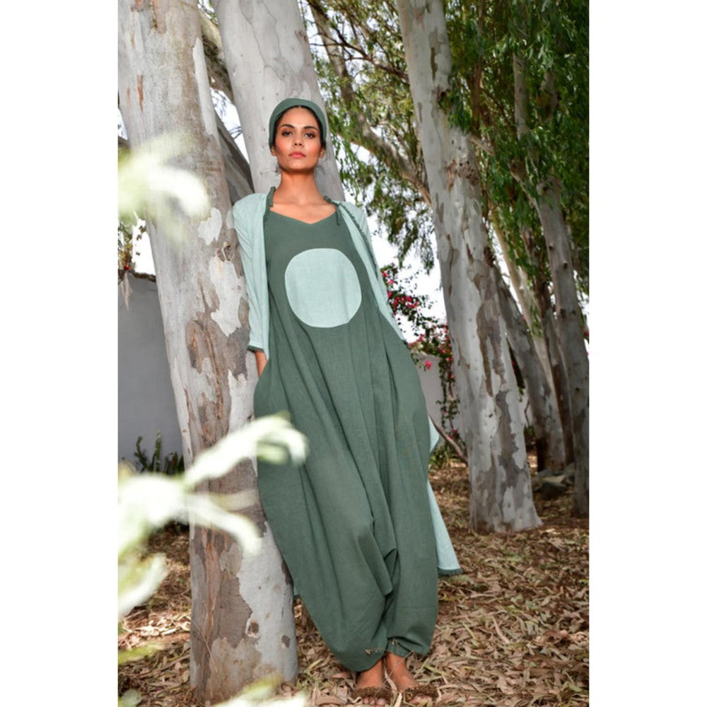 OMAANA Maahru Boho Jumpsuit with Overlay