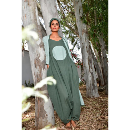OMAANA Maahru Boho Jumpsuit with Overlay