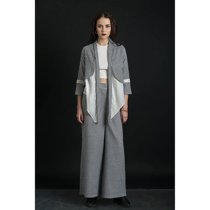 ORCR Jinga Checks Sleeveless Multi-Color Jacket