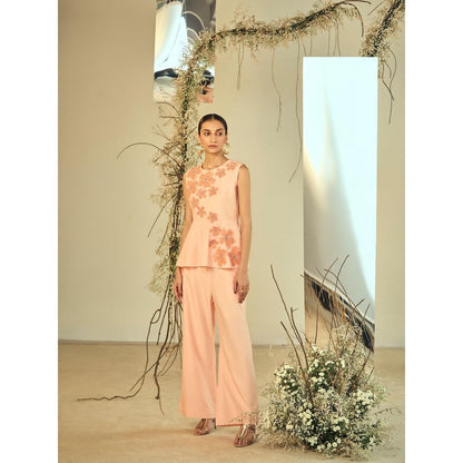 ORIGANI Peach Blossom Floral Co-Ord (Set of 2)