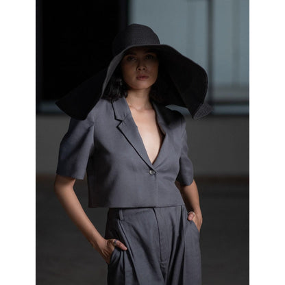 ORIGANI Grey Earthen Slate Co-Ord (Set of 2)