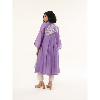 ORIGANI Orchid Oasis Suit Kurta with Pant (Set of 2)