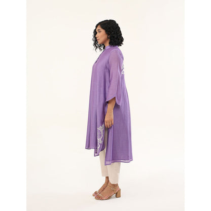 ORIGANI Orchid Oasis Suit Kurta with Pant (Set of 2)