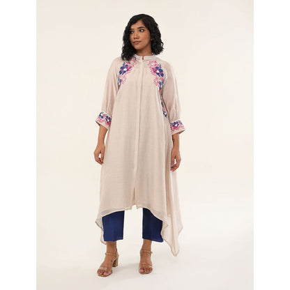 ORIGANI Tulip Twist Suit Kurta with Pant (Set of 2)