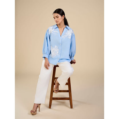 ORIGANI Petal Slit Trouser