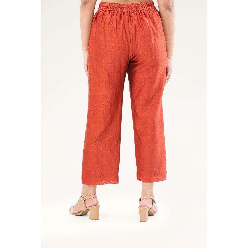 ORIGANI Jasmine Trouser - Rust