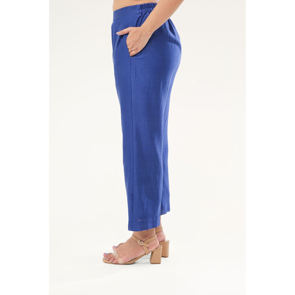 ORIGANI Zinnia Trouser - Blue