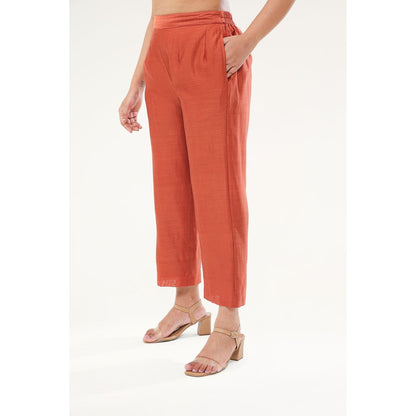 ORIGANI Zinnia Trouser - Rust