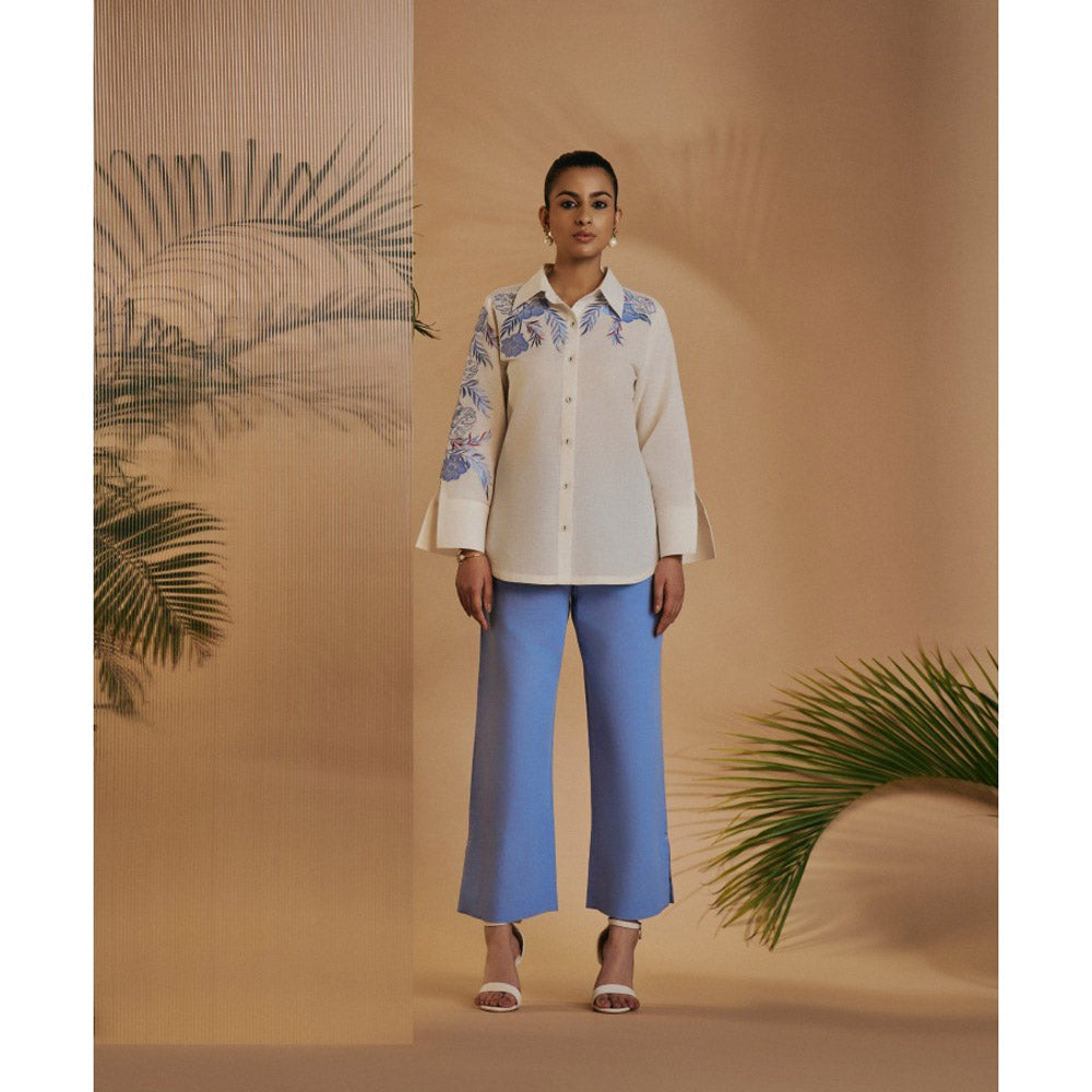 ORIGANI Blue Flora Pant