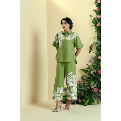 ORIGANI Green Soleil Shirt