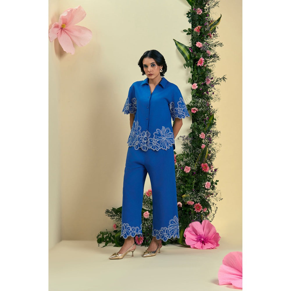 ORIGANI Blue Evaya Shirt