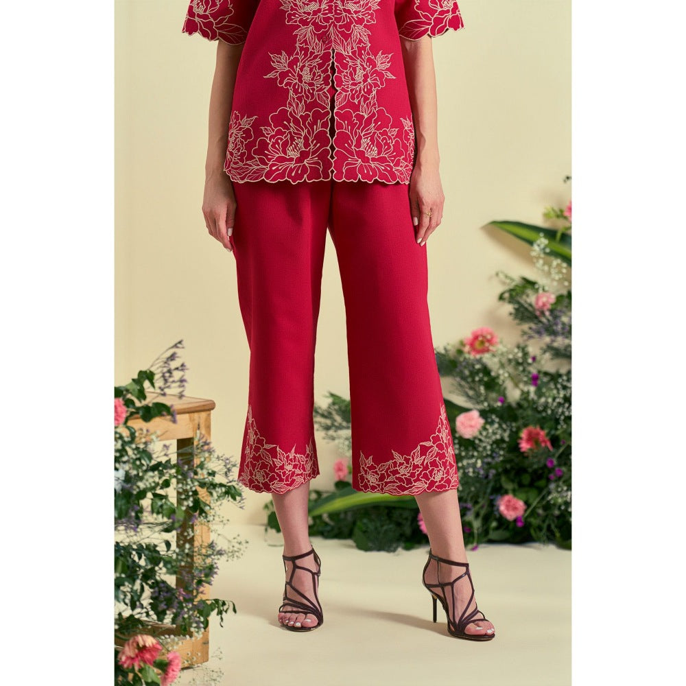 ORIGANI Red Amara Pant