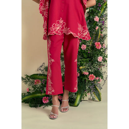 ORIGANI Red Jardin Pant