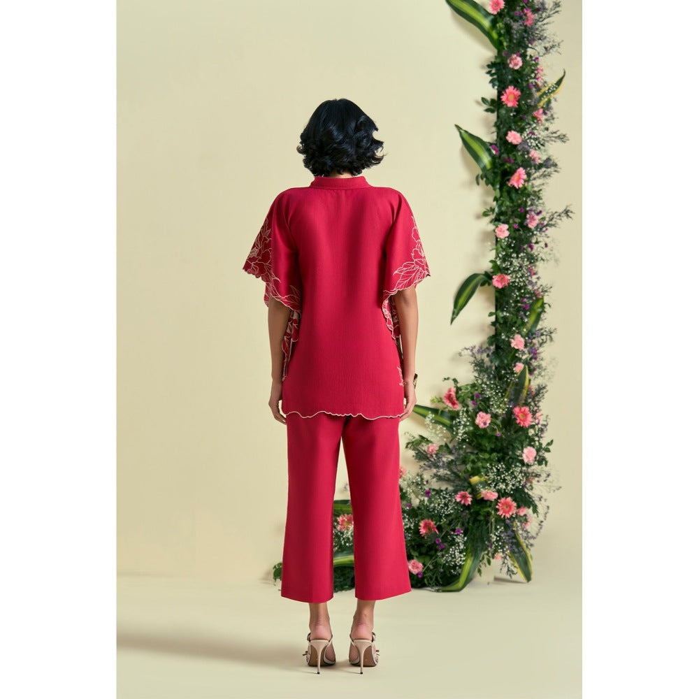 ORIGANI Red Jardin Pant