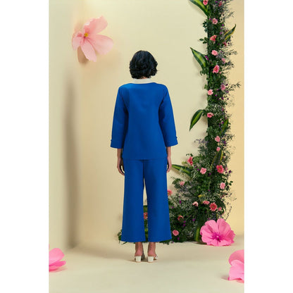 ORIGANI Blue Tamaris Pant