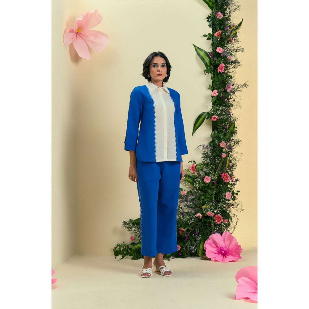 ORIGANI Blue Tamaris Pant