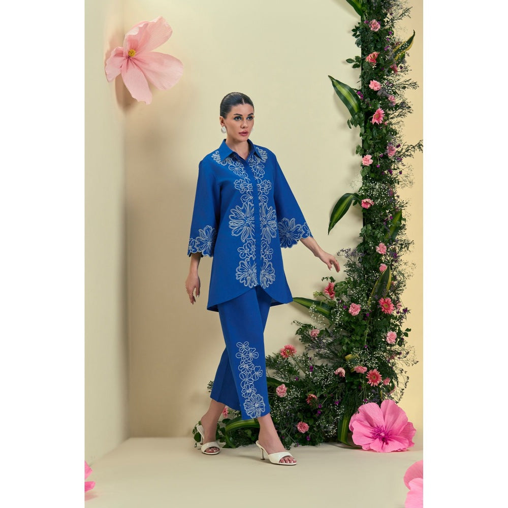 ORIGANI Blue Elise Pant
