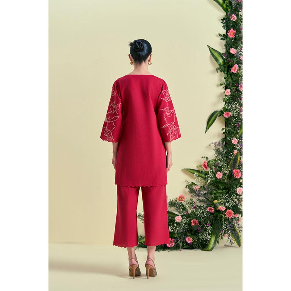 ORIGANI Red Nira Kurti