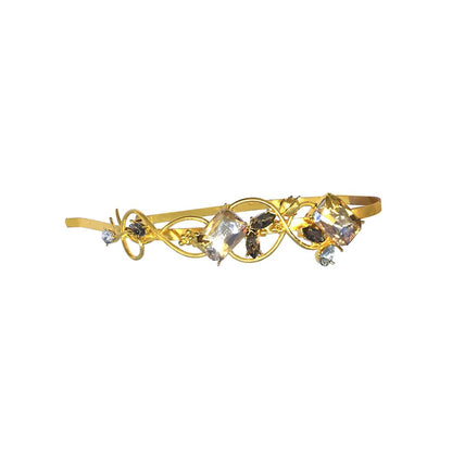 ORNAMAAS Gold-Plated Vitis Vinifera Hair Band