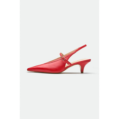Oroh Red Blackpool Kitten Heels