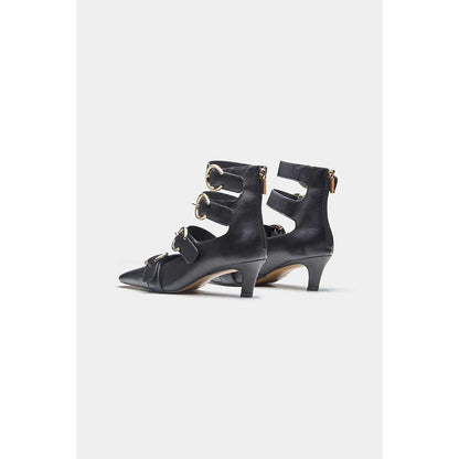 Oroh Women Black Mariana Kitten Heels