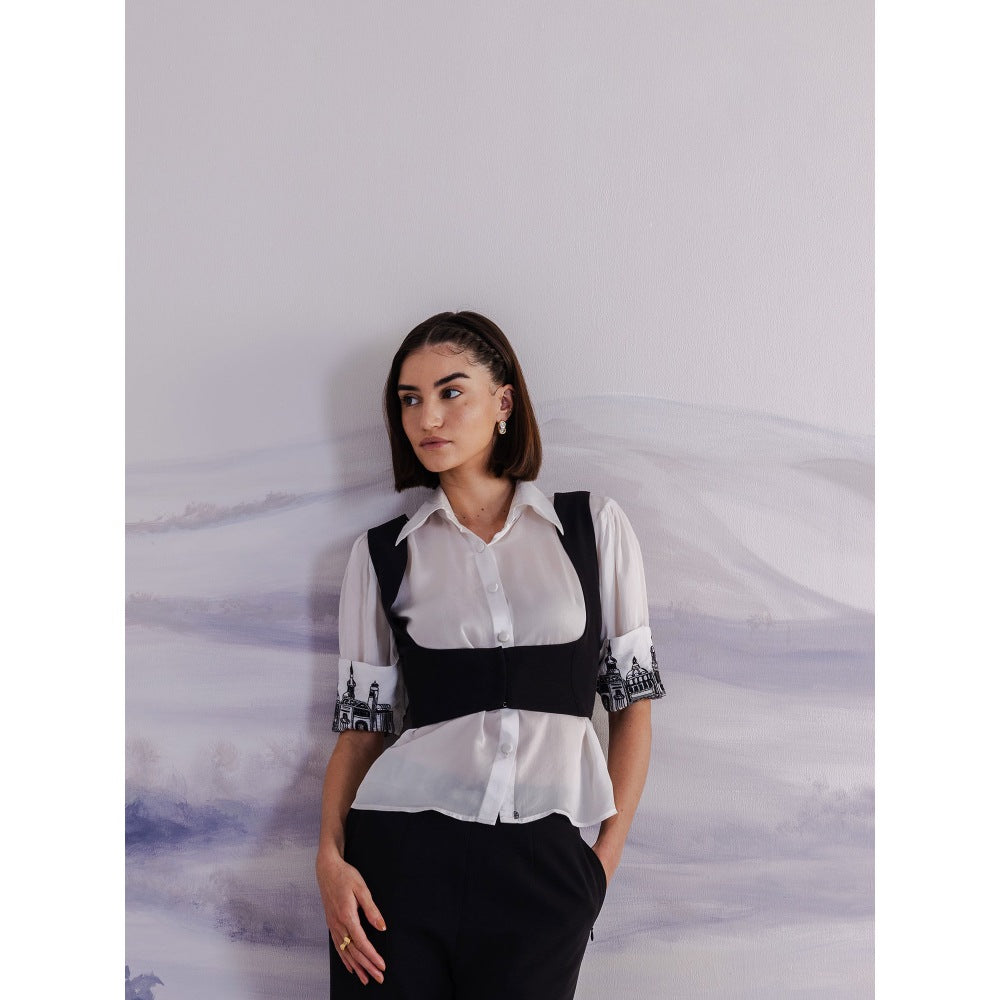 Orthodox Latin-Some Black Vest Jacket