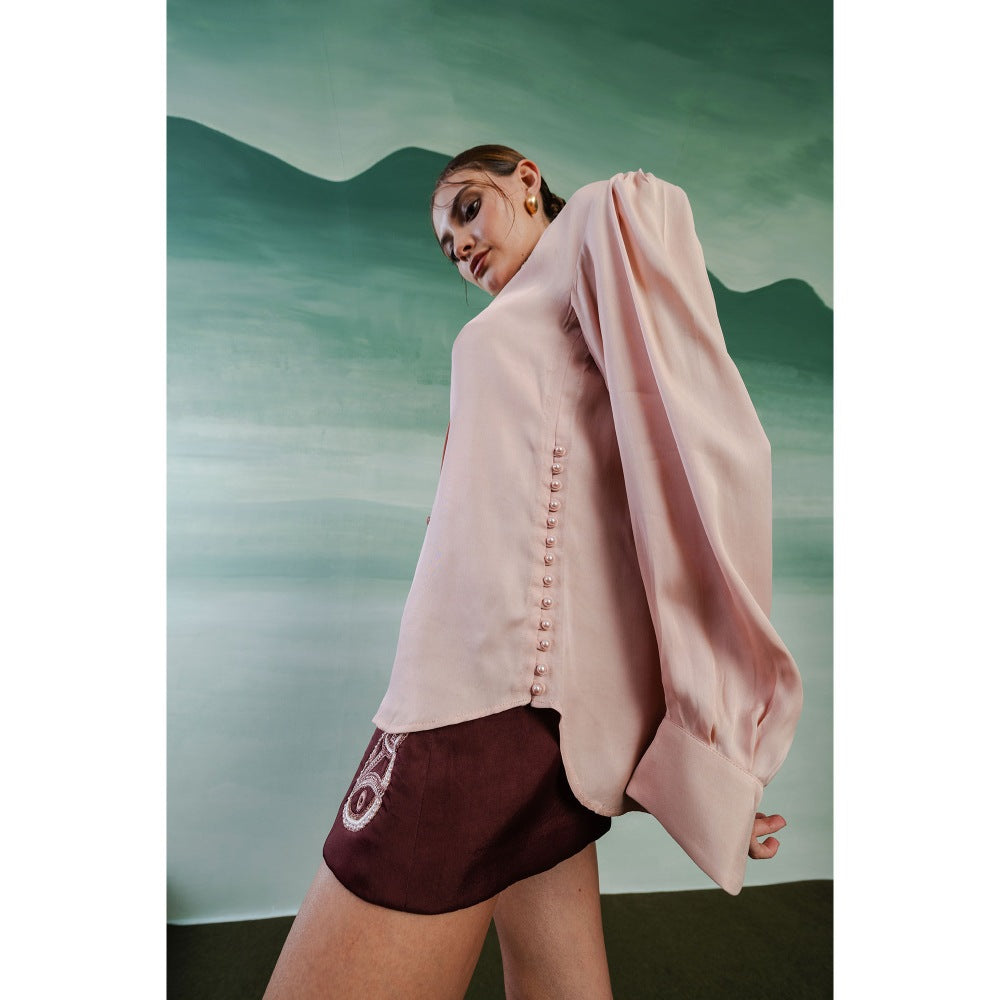 Orthodox Peach Versatile Sophisticated Shirt