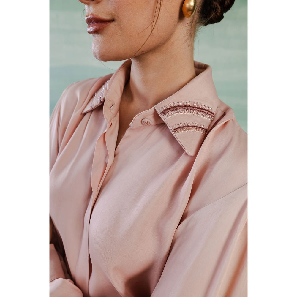 Orthodox Peach Versatile Sophisticated Shirt