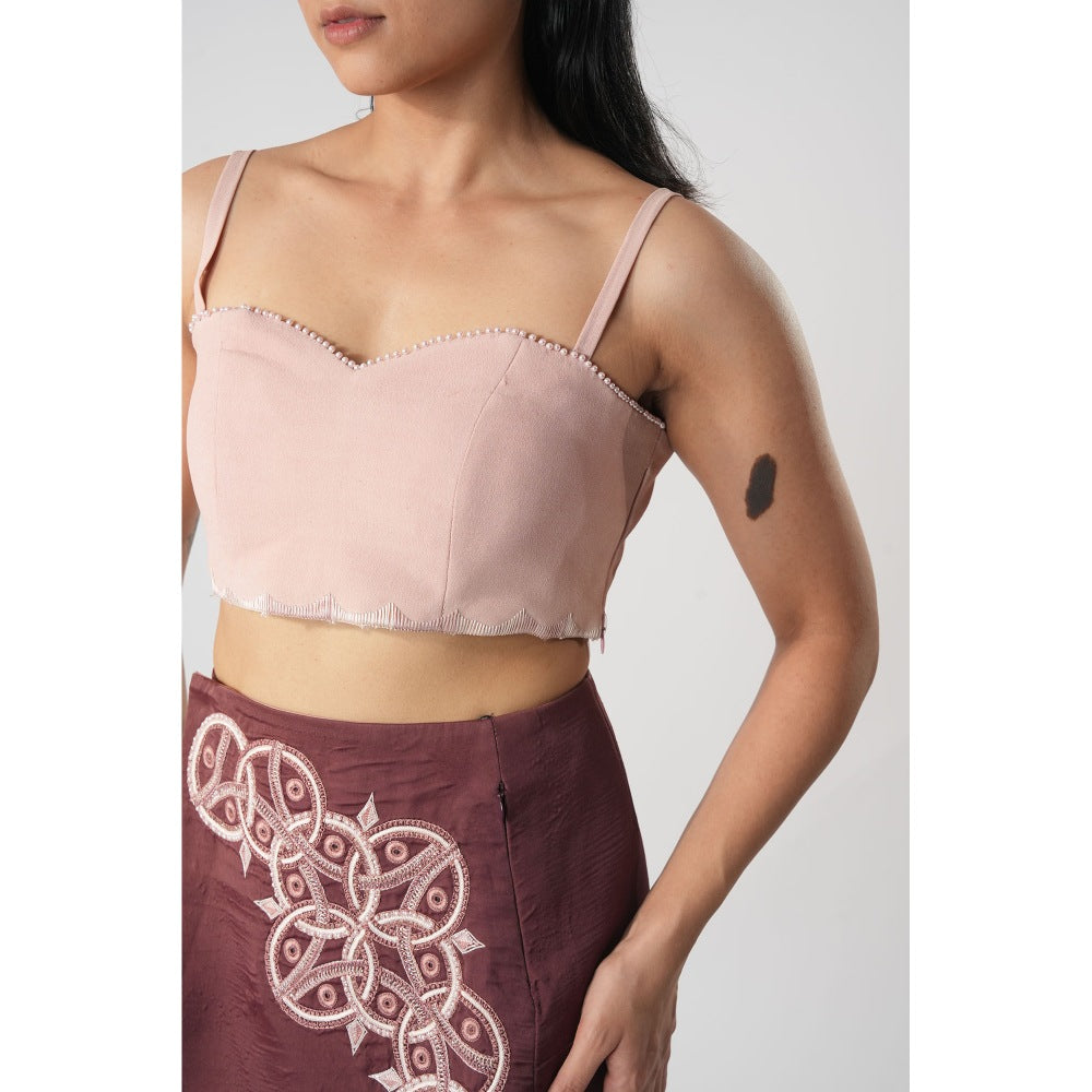 Orthodox Peach Crop Top