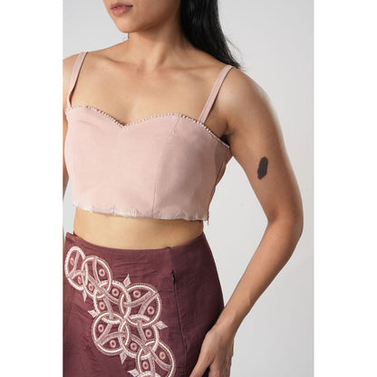 Orthodox Peach Crop Top